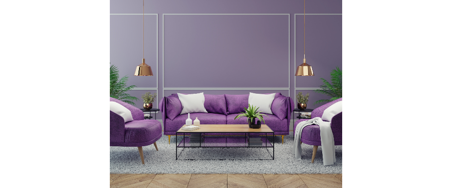 Couleur - peinture - mauve - royal 